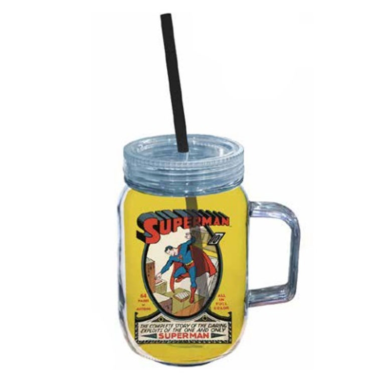 Copo Jarra De AcríLico Superman