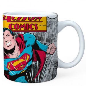 Caneca Porcelana Superman Action Comics