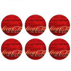 Porta-copos Coca-Cola Wood Style