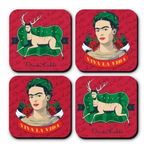 Porta-copos Flechada Viva La Vida - Frida Kahlo