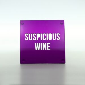 Porta-copos Suspicious Wine