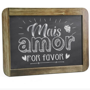 Quadro Gizlosofia Mais Amor Por Favor