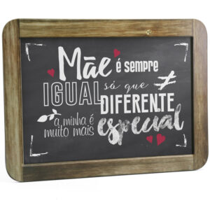 Quadro Gizlosofia Mamãe É Sempre Igual