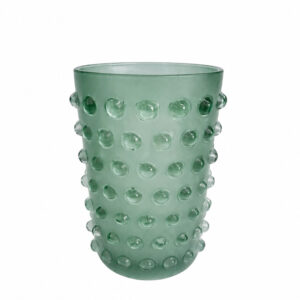 Vaso de Vidro Verde - 26x17