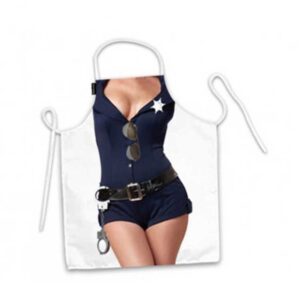 Avental Mulher Policial