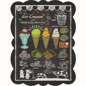 Placa De Metal Ice Cream Naturally