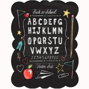 Placa De Metal Abc Letters
