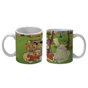 Caneca Porcelana Hb Flintstones Family 28650