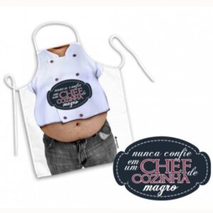 Avental Chefe de Cozinha Gordo