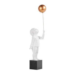 Escultura Joe em Resina com Balão