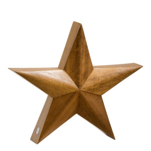 Escultura Estrela em Freijó