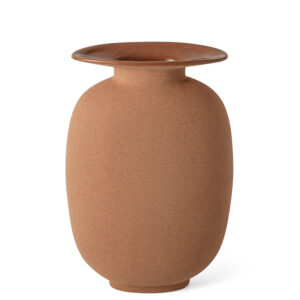 Vaso em Cerâmica Marrom - 35cm