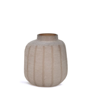 Vaso em Vidro Marrom