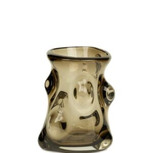 Vaso em Vidro Fumê - 22x15