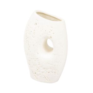 Vaso em Cerâmica Branca - 26x16