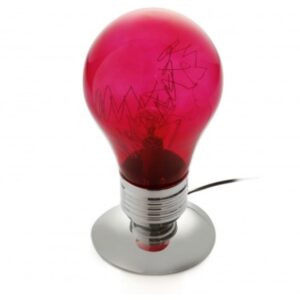 Abajur De Vidro - Touch - Rosa