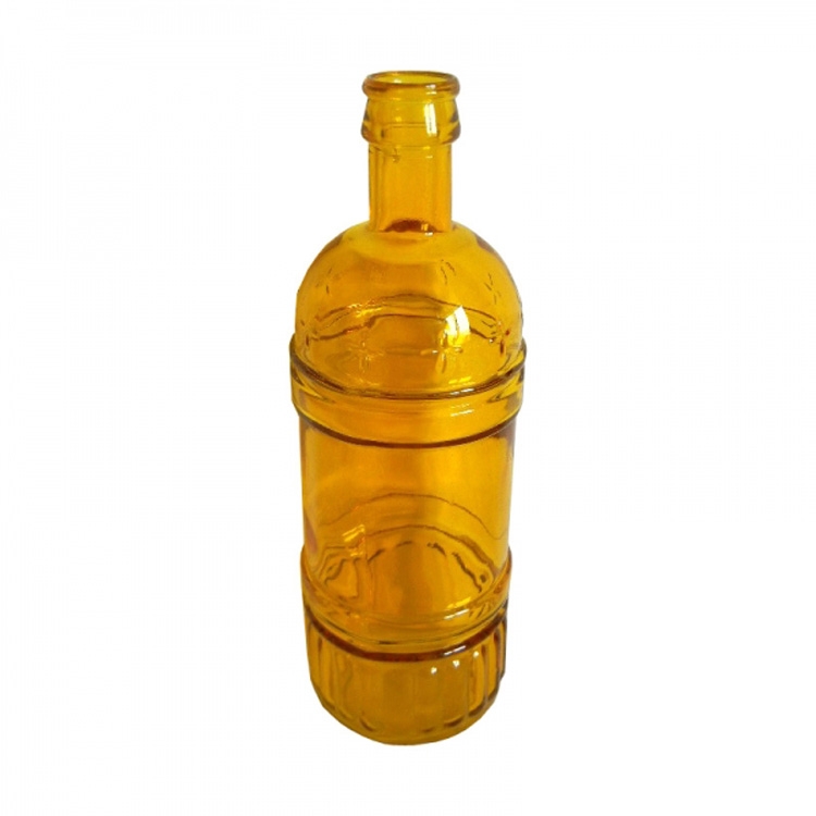 Garrafa Vidro Wine Laranja