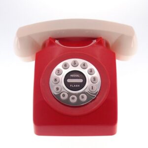 Telefone Retrô Vermelho