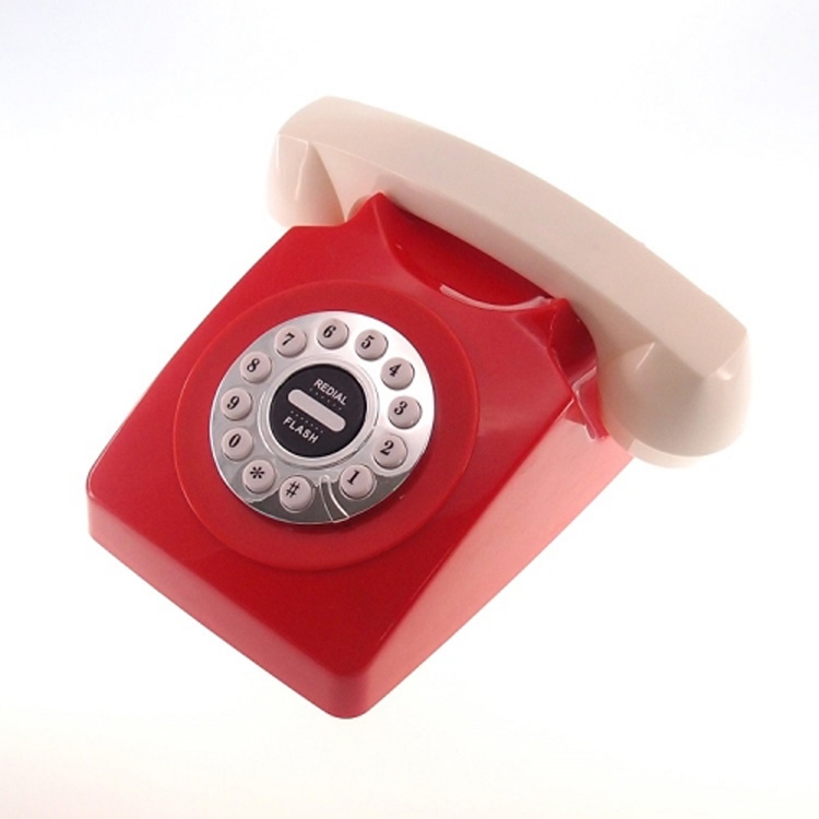 Telefone Retrô Vermelho - Imagem 2