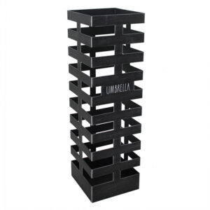 Porta Guarda-Chuva Em Metal Preto - 51Cm
