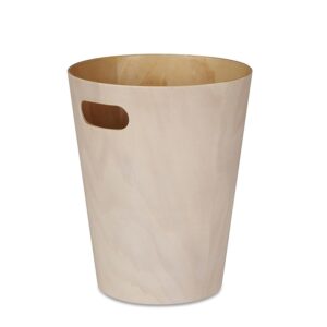 Lixeira Woodrow Branco Natural