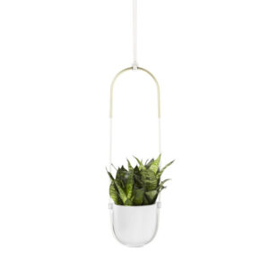 Vaso Suspenso Branco - Bolo Planter