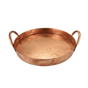 Bandeja em Metal Cobre - 46cm