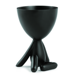 Vaso em Poliresina Preto