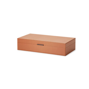 Caixa em MDF com Revestimento em PU - Caramelo G