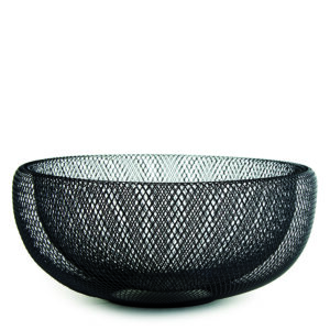 Centro de Mesa Preto em Metal - 16cm