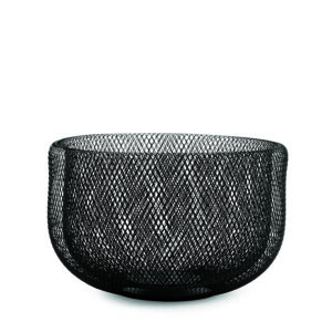 Centro de Mesa Preto em Metal - 18cm