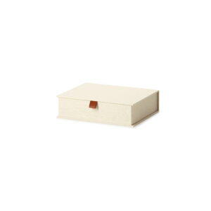 Caixa em MDF com Revestimento em Linho - 24,5cm