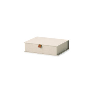 Caixa em MDF com Revestimento em Linho - 24,5cm