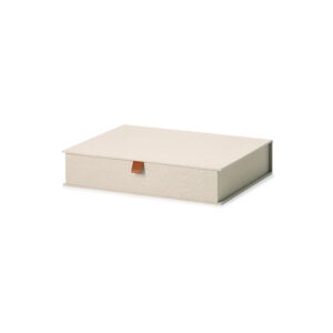 Caixa em MDF com Revestimento em Linho - 32cm