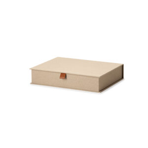 Caixa em MDF com Revestimento em Linho - 32cm