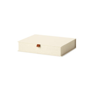 Caixa em MDF com Revestimento em Linho - 32cm