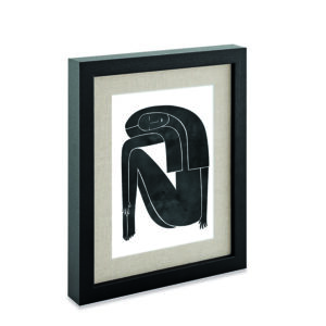 Porta Retrato em MDF com Linho - 10x15cm