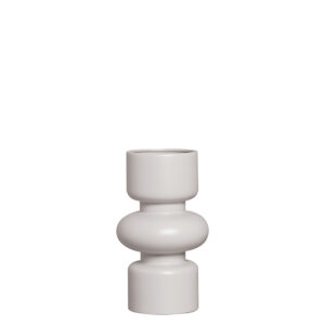 Vaso em Cerâmica Off White Fosco - 32cm