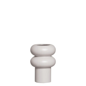 Vaso em Cerâmica Off White Fosco - 28,5cm
