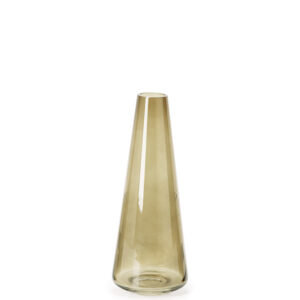Vaso em Vidro Fumê - 26cm
