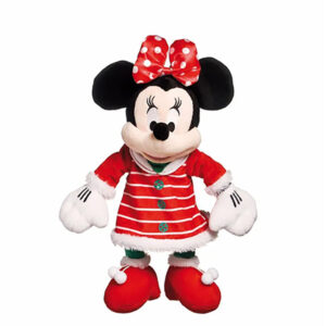 Minnie de Pelúcia com Vestido Listrada - 45cm