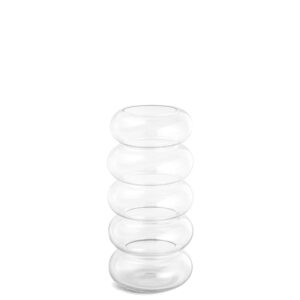 Vaso em Vidro Transparente - 28cm