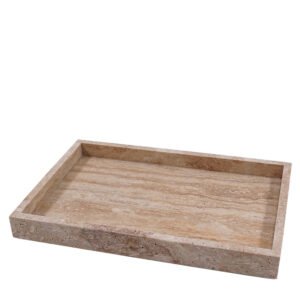 Bandeja em Pedra Bege - 30x20 cm