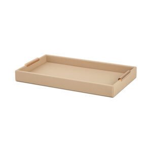 Bandeja em MDF com Revestimento em PU Bege - P