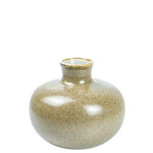 Vaso em Cerâmica Marrom Esverdeado - 15X16