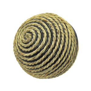 Bola Decorativa em MDF e Corda - 15 cm