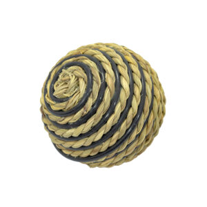 Bola Decorativa em MDF e Corda - 10 cm