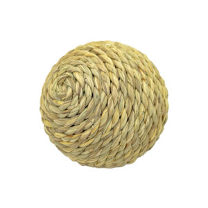 Bola Decorativa em MDF e Corda - 10 cm
